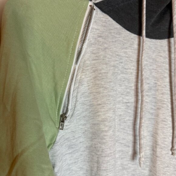 Long Sleeve Double - Hooded Hoodie - Picture 2 of 4